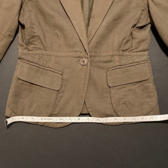 CLUB MONACO SIZE 0 KHAKI GREEN - Picture 14 of 15